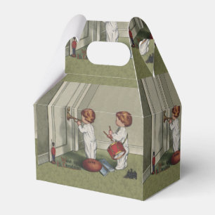 Caja Para Regalos Despierta a sus Navidades ilustracion infantil lin