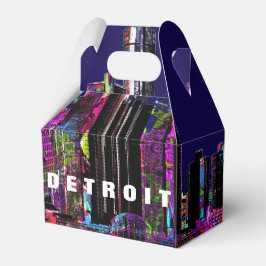 Caja Para Regalos Detroit, Michigan en graffiti