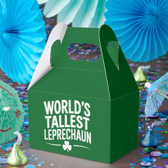 Caja Para Regalos Día de San Patricio, el Leprechaun más alto del mu (Fiesta)