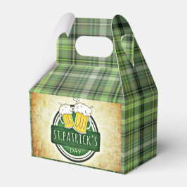 Caja Para Regalos Día de San Patricio, Green Irish Plaid