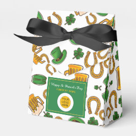 Caja Para Regalos Día de San Patricio Logotipo de la empresa Promoci