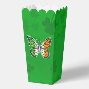 Caja Para Regalos Día de San Patricio mariposa irlandesa