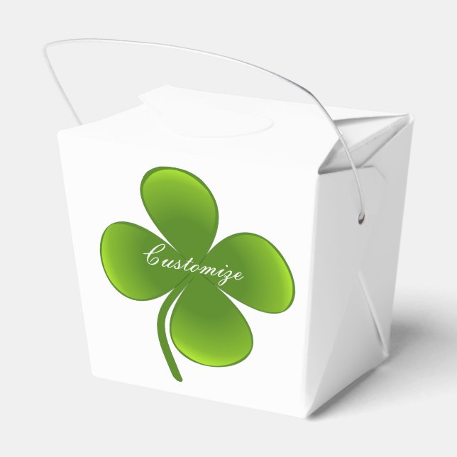 Caja Para Regalos Día de San Patricio Tréboles Thunder_Cove (Reverso)