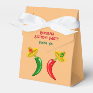Caja Para Regalos Día del Muerto Personalizado Mexicano del Chilis