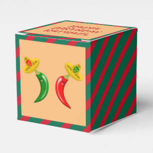 Caja Para Regalos Día del Muerto Personalizado Mexicano del Chilis