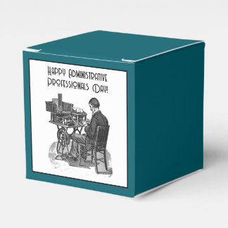 Caja Para Regalos Día del Profesional Administrativo Masculino Mecan
