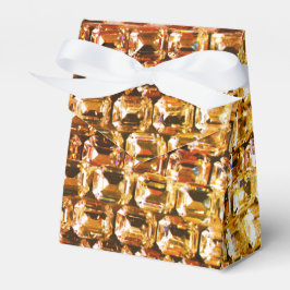 Caja Para Regalos Diamantes amarillos, diamantes de naranja, piedras