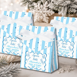 Caja Para Regalos Dibujado a Mano Après Bebe Apres Ski Niño Baby Sho
