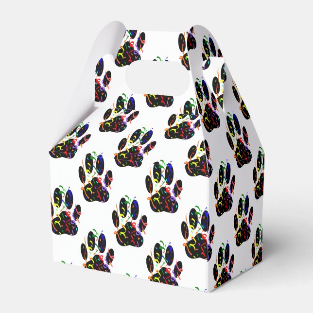 Caja Para Regalos Dibujar Impresiones Confetti Y Patrón De Optimizac (Reverso)