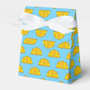 Caja Para Regalos Dibujo animado de casco amarillo