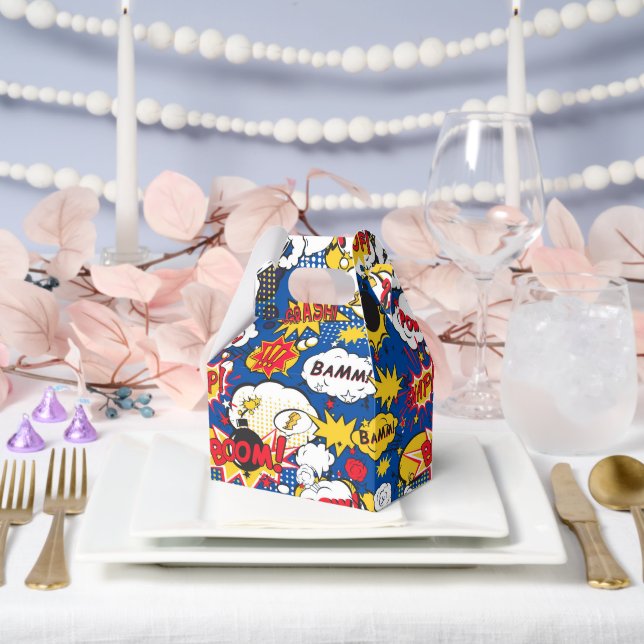 Caja Para Regalos Dibujo de Cómic Adorable (Boda)