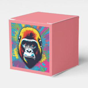 Caja Para Regalos Dibujo de Personalizado de arte pop de Gorila