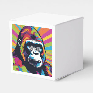 Caja Para Regalos Dibujo de Personalizado de arte pop de Gorila