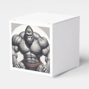 Caja Para Regalos Dibujo del Personalizado de arte pop de Gorilla Bo