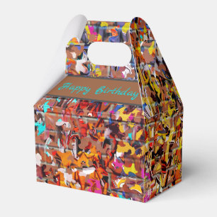 Caja Para Regalos Dibujo en pared de graffiti