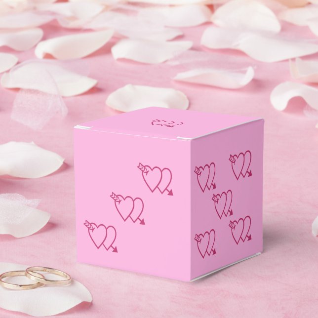 Caja Para Regalos Diga de San Valentín de 6 caras (Boda)