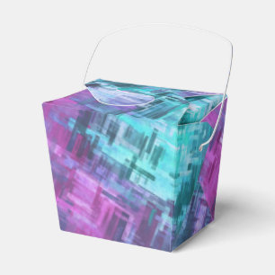 Caja Para Regalos digihatch deslizante - verde azulado y morado: