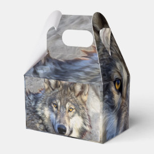 Caja Para Regalos Dignidad del lobo gris