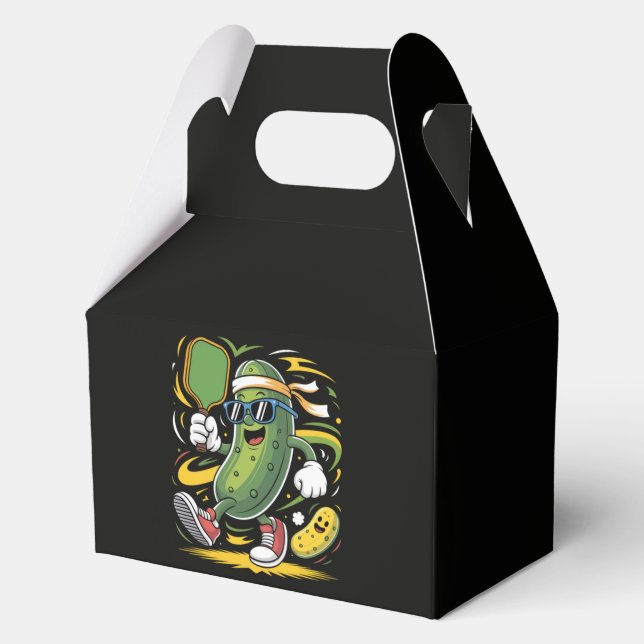 Caja Para Regalos Dill pickle jugando pickleball (Anverso)