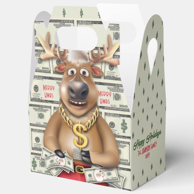 Caja Para Regalos Dinero en efectivo para renos (Abierto)