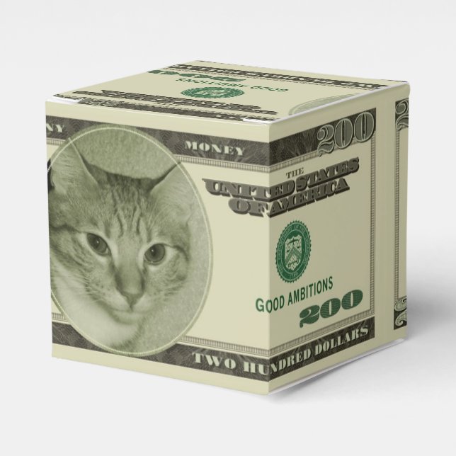 Caja Para Regalos Dinero gracioso (Costado Anverso)