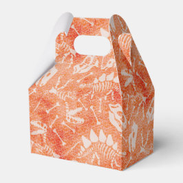 Caja Para Regalos Dino Dig naranja Favor Box