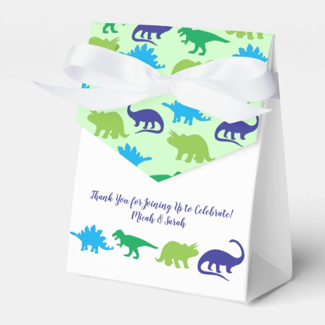 Caja Para Regalos Dinosaur Baby Shower (Front Side)