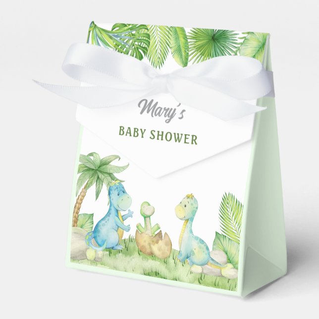 Caja Para Regalos Dinosaur Baby Shower (Front Side)