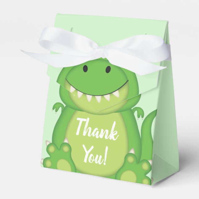 Caja Para Regalos Dinosaur Baby Shower T-Rex (Front Side)
