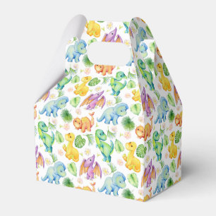 Caja Para Regalos Dinosaurio bebé colorido