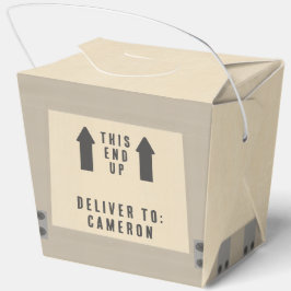 Caja Para Regalos Dinosaurio de Caza Animal Jurásico Cumpleaños Gran