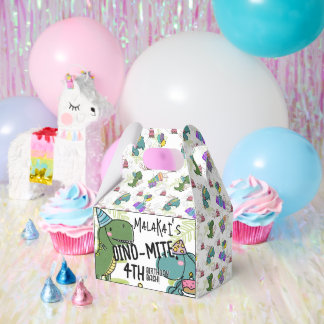 Caja Para Regalos Dinosaurio de la fiesta de cumpleaños del niño Din