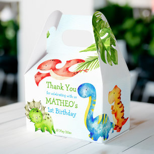 Caja Para Regalos Dinosaurios bebés fiesta de cumpleaños