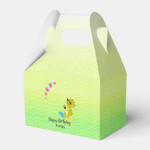 Caja Para Regalos Dinosaurios divertidos niños fiestas de la escuela