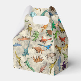 Caja Para Regalos Dinosaurios y animales prehistóricos