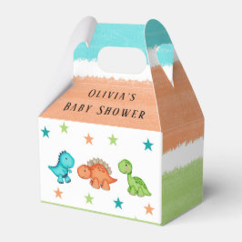 Caja Para Regalos Dinosaurios y estrellas cutáneos Baby Shower