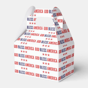 Caja Para Regalos Dios bendiga a Estados Unidos