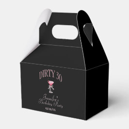Caja Para Regalos Dirty 30 Coquette Birthday Party