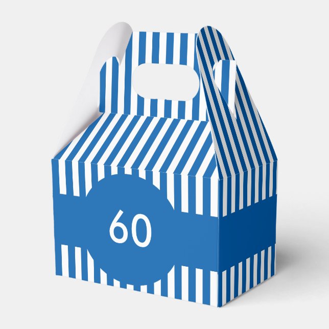 Caja Para Regalos Diseño a medida de rayas (Reverso)