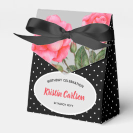 Caja Para Regalos Diseño Chic de la Rosa Rosa Rosa Rosa de color de 