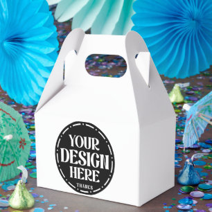 Caja Para Regalos Diseño conmemorativo de evento de boda personaliza
