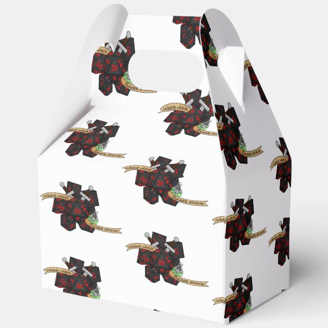 Caja Para Regalos Diseño de dados de moda (Reverso )