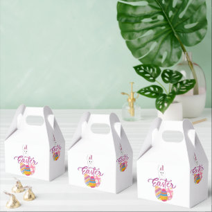 CAJA PARA REGALOS DISEÑO DE DÍA DE PASCUA FELIZ