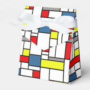 Caja Para Regalos Diseño de estilo mondriano
