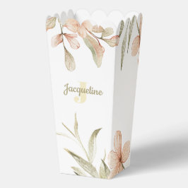 Caja Para Regalos Diseño de flores para bebé en cielo rosa pastel co