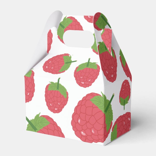 Caja Para Regalos Diseño de fruta de frambuesa (Front Side)