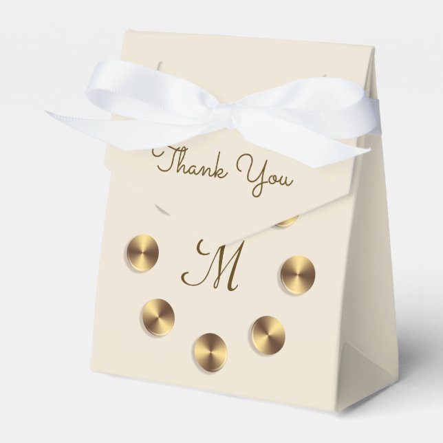 Caja Para Regalos Diseño de gradiente metálico. Inicial (Front Side)