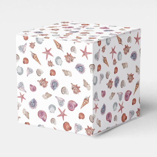 Caja Para Regalos Diseño de la serie de composición de acuarela suba (Costado Anverso)