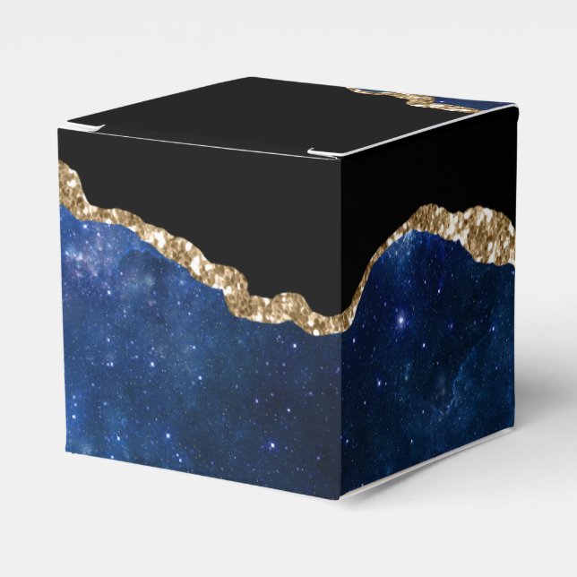 Caja Para Regalos Diseño de la serie Galaxy Agate 1 (Costado Anverso)