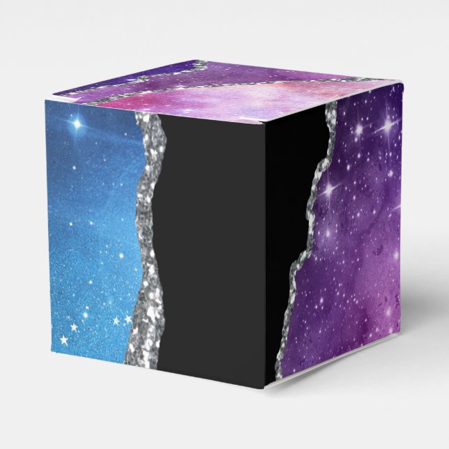 Caja Para Regalos Diseño de la serie Galaxy Agate 7 (Costado Anverso)